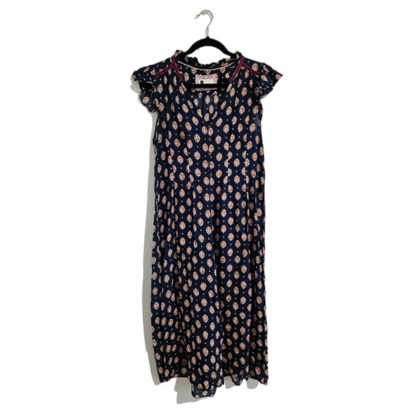 Women's Floreat Loved by Anthropologie Jumpsuit, Size S, Blue & Pink - Picture 2 of 6